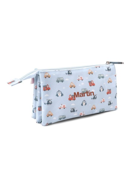 Estuche 3 compartimentos  City Cars