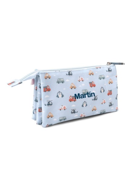 Estuche 3 compartimentos  City Cars