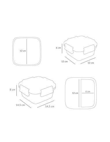 Cajita de almuerzo little Red