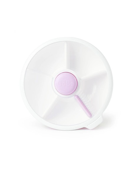 Caja de Almuerzo Grande Snack Spinner Slide con Hoja Pegatinas Lila