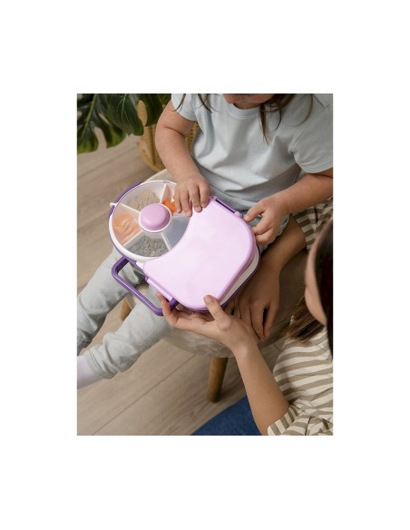 Caja de Almuerzo Spinner 2 in 1 Lunchox Lila GöBe