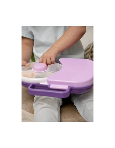 Caja de Almuerzo Spinner 2 in 1 Lunchox Lila GöBe
