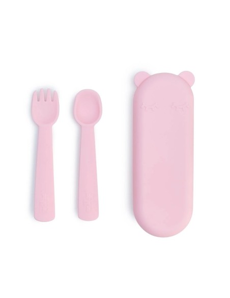 Cubiertos silicona  Feedie Rosa Tutete