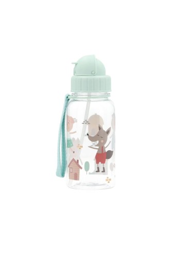 Botella de tritán The Three Little Pigs