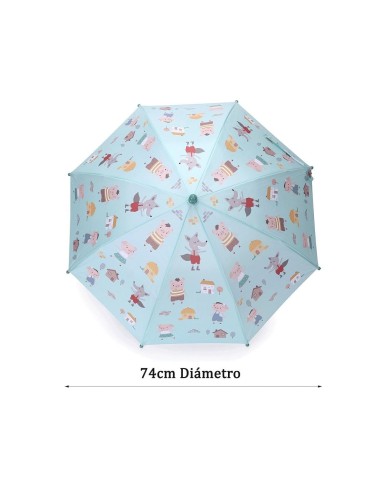 Paraguas The Three Little Pigs