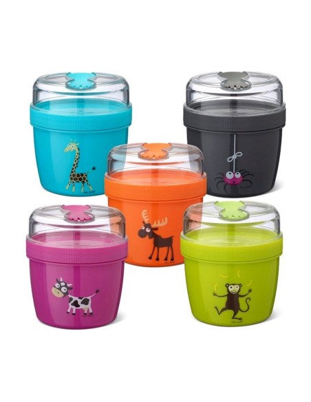 Fiambrera Snack N'ice Cup L Vaca Lila
