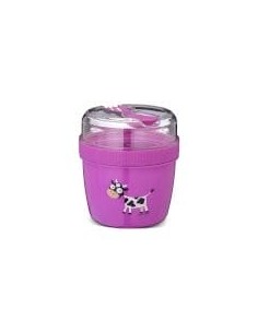 Fiambrera Snack N'ice Cup L Vaca Lila