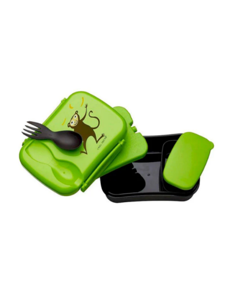 Caja de Almuerzo N'ice Box Kids Mono Lime