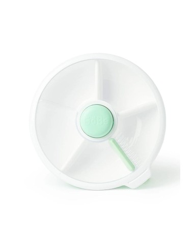 Caja de Almuerzo Grande Snack Spinner Slide con Hoja Pegatinas Verde