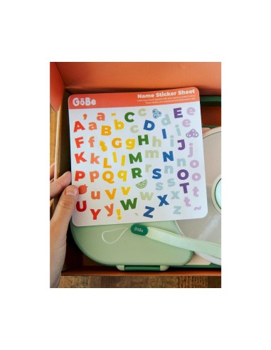 Caja Almuerzo Snack Spinner Flip, Correa de Mano y Hoja de Pegatinas Lila