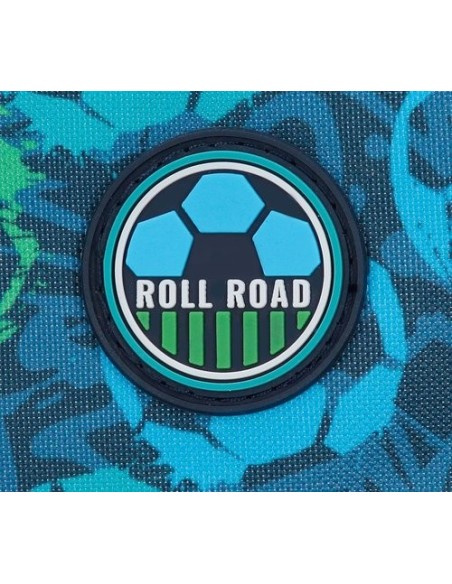 Mochila escolar doble roll road gol 44cm