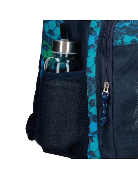 Mochila escolar doble roll road gol 44cm