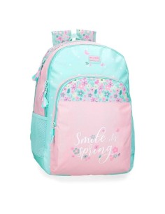 Mochila escolar doble roll road spring dream 44cm