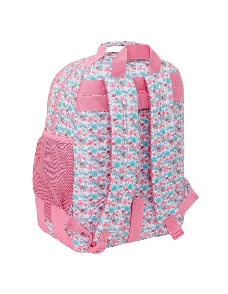 Mochila doble cantoneras  moos flores