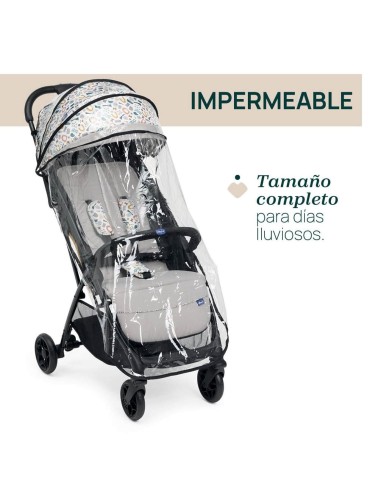 Silla paseo ligera Glee Grey Chicco