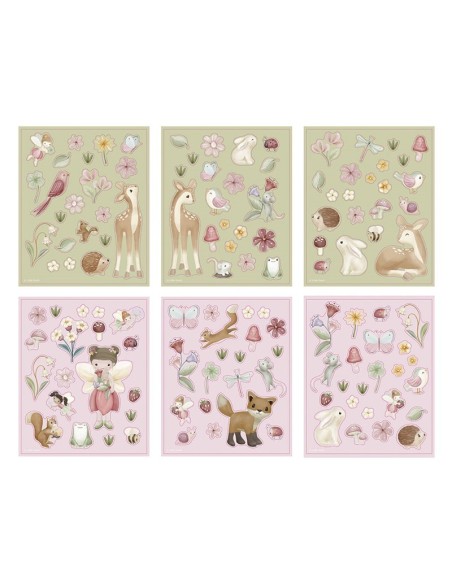 Libro pegatinas Fairy garden