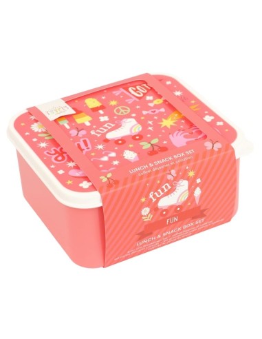 Set 4 cajas snack Fun