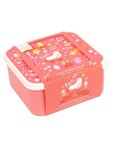 Set 4 cajas snack Fun