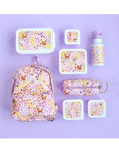 Set 4 cajas snack Flores 2