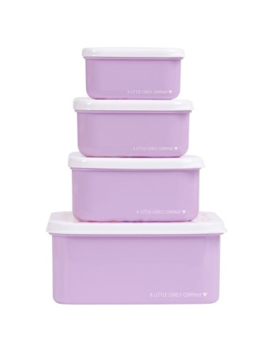 Set 4 cajas snack Flores