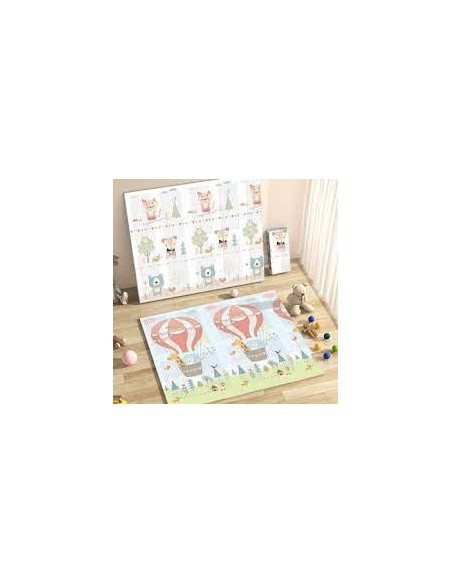 Alfombra reversible180x200 Globos/animales