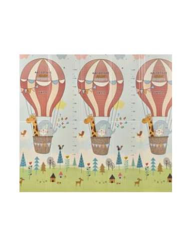 Alfombra reversible180x200 Globos/animales
