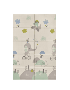 Alfombra reversible180x120 Elefante/Oso