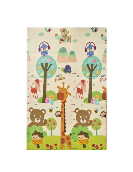 Alfombra reversible120x120 Elefante/Oso