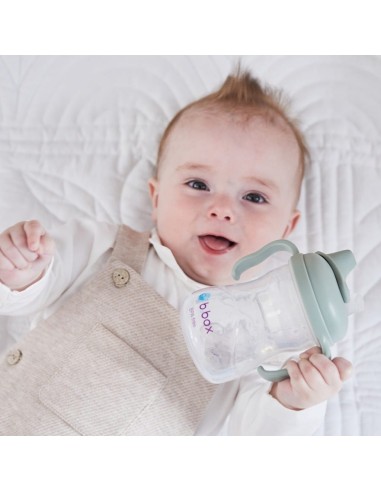 Taza con boquilla blanda B.Box - Sage