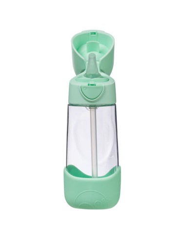 Botella tritán con pajita 450ml B.Box - Spearmint