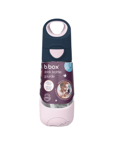 Botella tritán con pajita 600ml B.Box - Indigo Rose 2