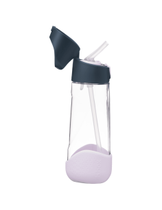 Botella tritán con pajita 600ml B.Box - Indigo Rose