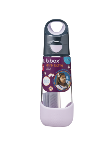 Botella tritán con pajita 600ml B.Box - Indigo Rose