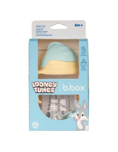 Taza con pajita flexible con pesa B.Box - Looney Tunes