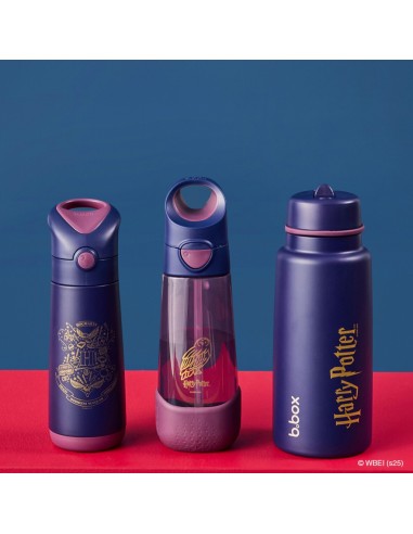 Botella tritán con pajita 600ml B.Box - Harry Potter