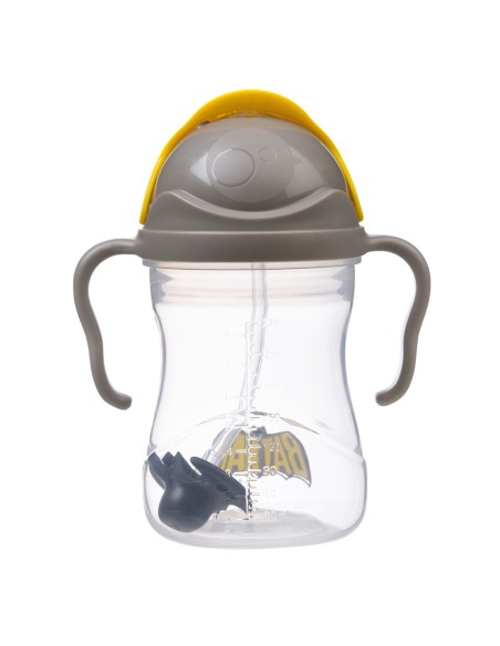 Taza con pajita flexible con pesa B.Box - Batman