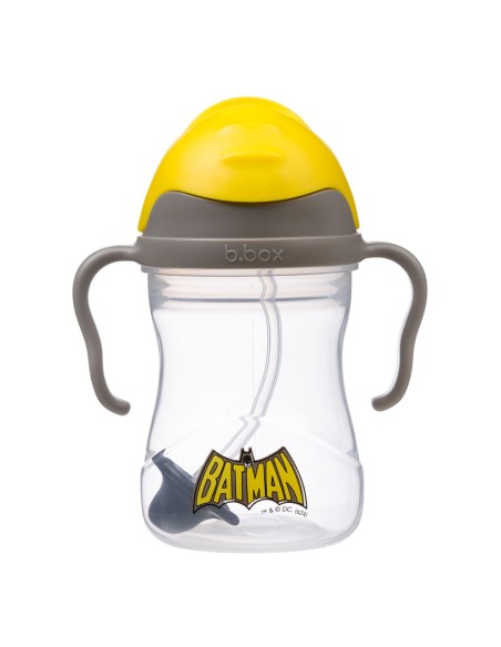 Taza con pajita flexible con pesa B.Box - Batman