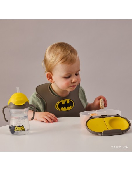 Taza con pajita flexible con pesa B.Box - Batman