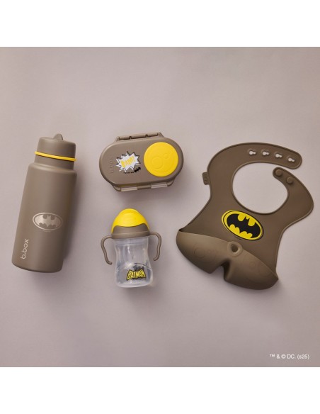 Taza con pajita flexible con pesa B.Box - Batman