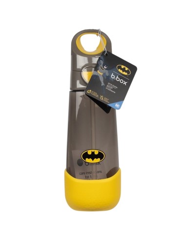 Botella tritán con pajita 600ml B.Box - Batman
