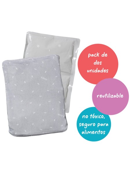 Pack Gel Refrigerante Jumbo (2 ud.) con funda textil