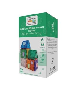 Pack baldosas colores vivos 16 piezas Cleverclixx