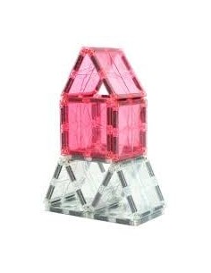 Pack Glitter blanco y rosa 16 piezas Cleverclixx 2