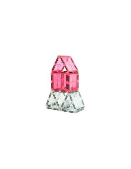 Pack Glitter blanco y rosa 16 piezas Cleverclixx
