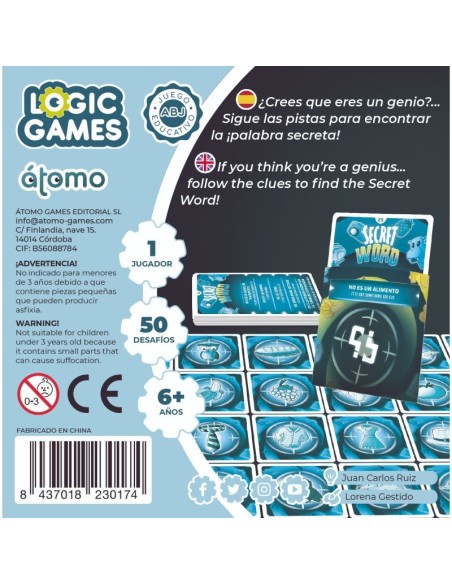 Juego mesa Secret Word Átomo