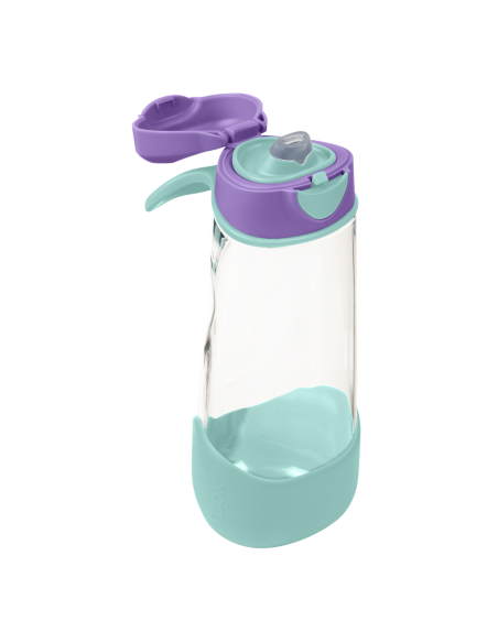Botella tritán con boquilla y asa 450ml B.Box - Lilac Pop