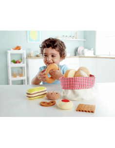 Cesta de Pan de Tela 2