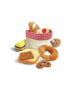 Cesta de Pan de Tela