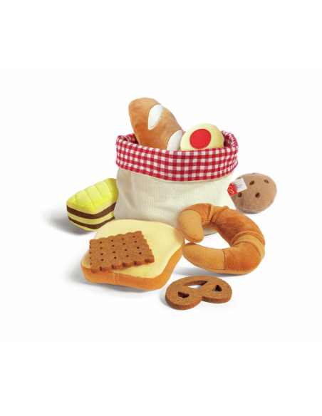 Cesta de Pan de Tela