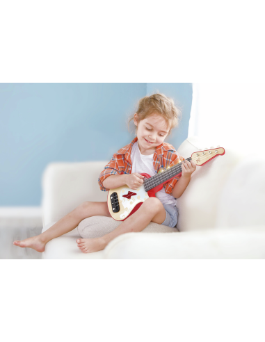 Aprende Ukelele con Luces - Rojo